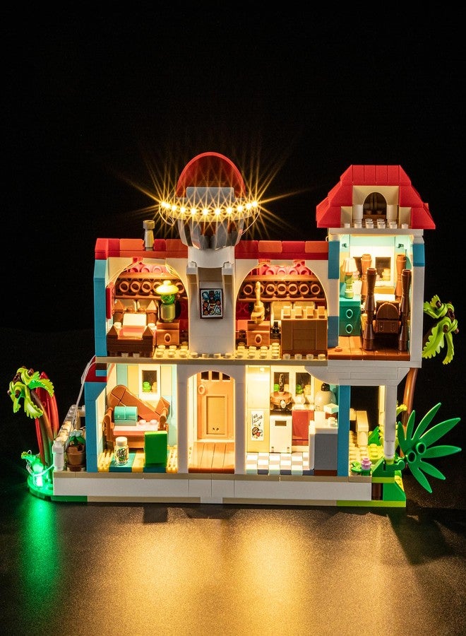 YEABRICKS LED Light for 43268 Disney Lilo and Stitch Beach House Building Blocks Model (Building Set NOT Included) - Image 2